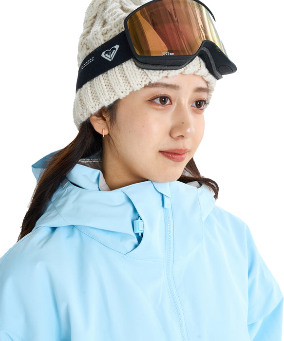 ROXY ウィメンズ ROXY SLOPE JK スノージャケット リラックスフィット ドロップショルダー【25-26SNOWモデル】 BZM0 / XS