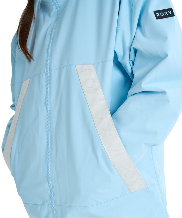 ROXY ウィメンズ ROXY SLOPE JK スノージャケット リラックスフィット ドロップショルダー【25-26SNOWモデル】 BZM0 / XS