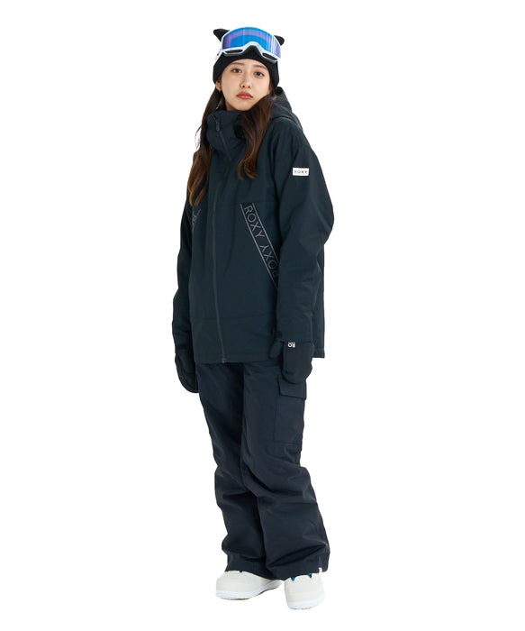 ROXY ウィメンズ ROXY SLOPE JK スノージャケット リラックスフィット ドロップショルダー【25-26SNOWモデル】 KVJ0 / XS