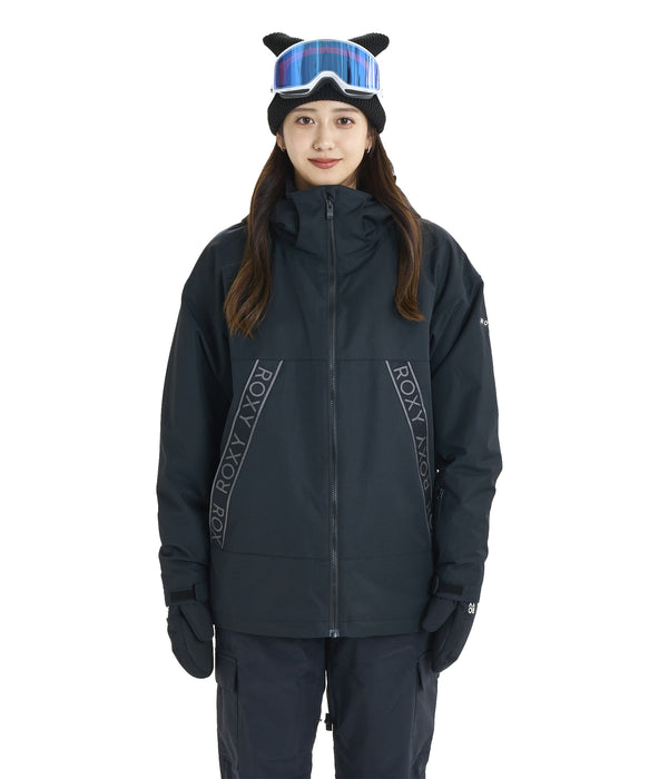 ROXY ウィメンズ ROXY SLOPE JK スノージャケット リラックスフィット ドロップショルダー【25-26SNOWモデル】 KVJ0 / XS