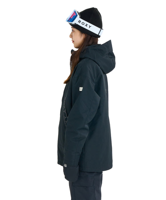 ROXY ウィメンズ ROXY SLOPE JK スノージャケット リラックスフィット ドロップショルダー【25-26SNOWモデル】 KVJ0 / XS