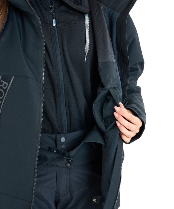 ROXY ウィメンズ ROXY SLOPE JK スノージャケット リラックスフィット ドロップショルダー【25-26SNOWモデル】 KVJ0 / XS