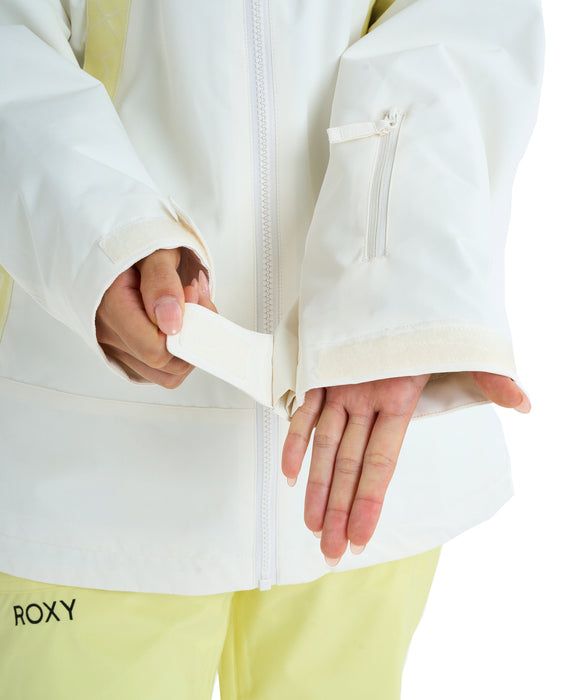 ROXY ウィメンズ ROXY SLOPE JK スノージャケット リラックスフィット ドロップショルダー【25-26SNOWモデル】 WCF0 / XS