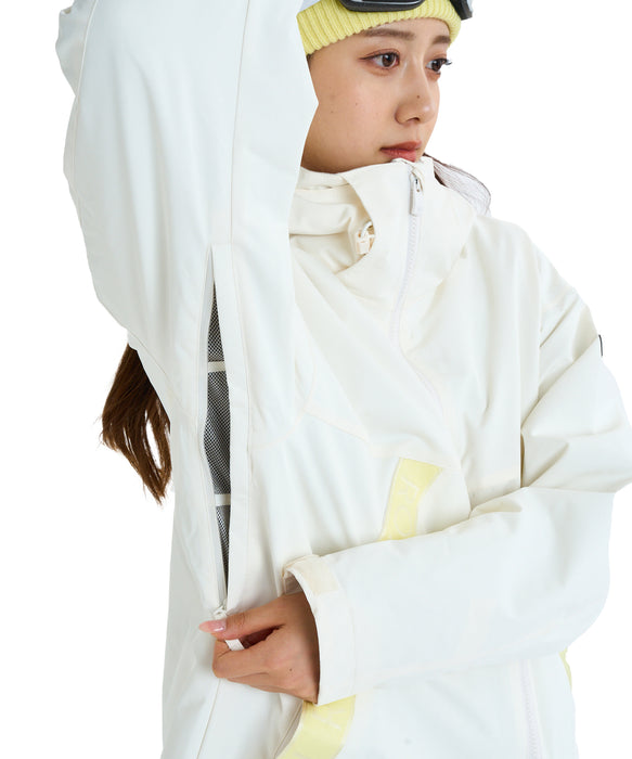 ROXY ウィメンズ ROXY SLOPE JK スノージャケット リラックスフィット ドロップショルダー【25-26SNOWモデル】 WCF0 / XS