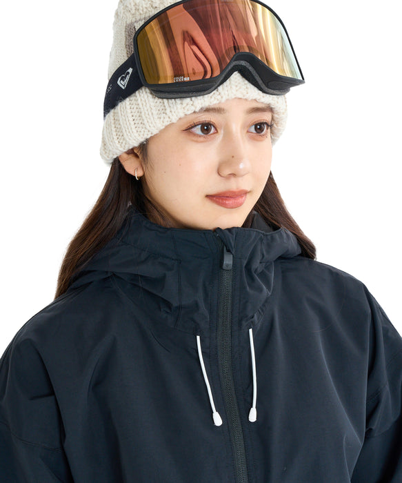 ROXY ウィメンズ ALPHA ANORAK JK スノージャケット リラックス