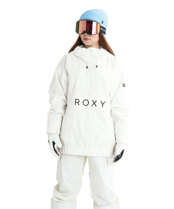 ROXY 新品 ベージュ アノラックジャケット　スノーボードウェア 楽天市場】ROXY/ロキシー レディース スノージャケット ROXY SLOPE NP