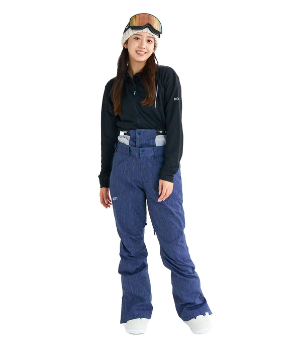 ROXY ウィメンズ SNOWHOLIC PT スノーパンツ パウダーガード ジャパンフィット 【25-26SNOWモデル】 BTN0 / XS