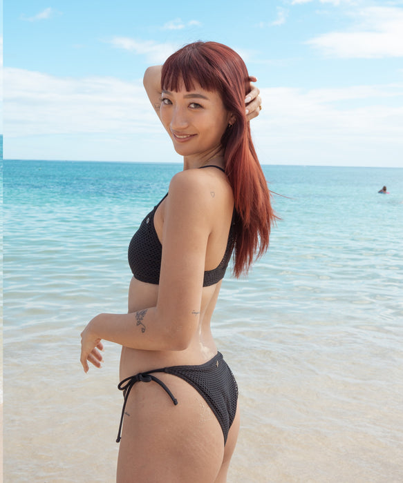 ROXY ROXY ISLAND ATHLETIC BRA レーステクスチャー ビキニ セット