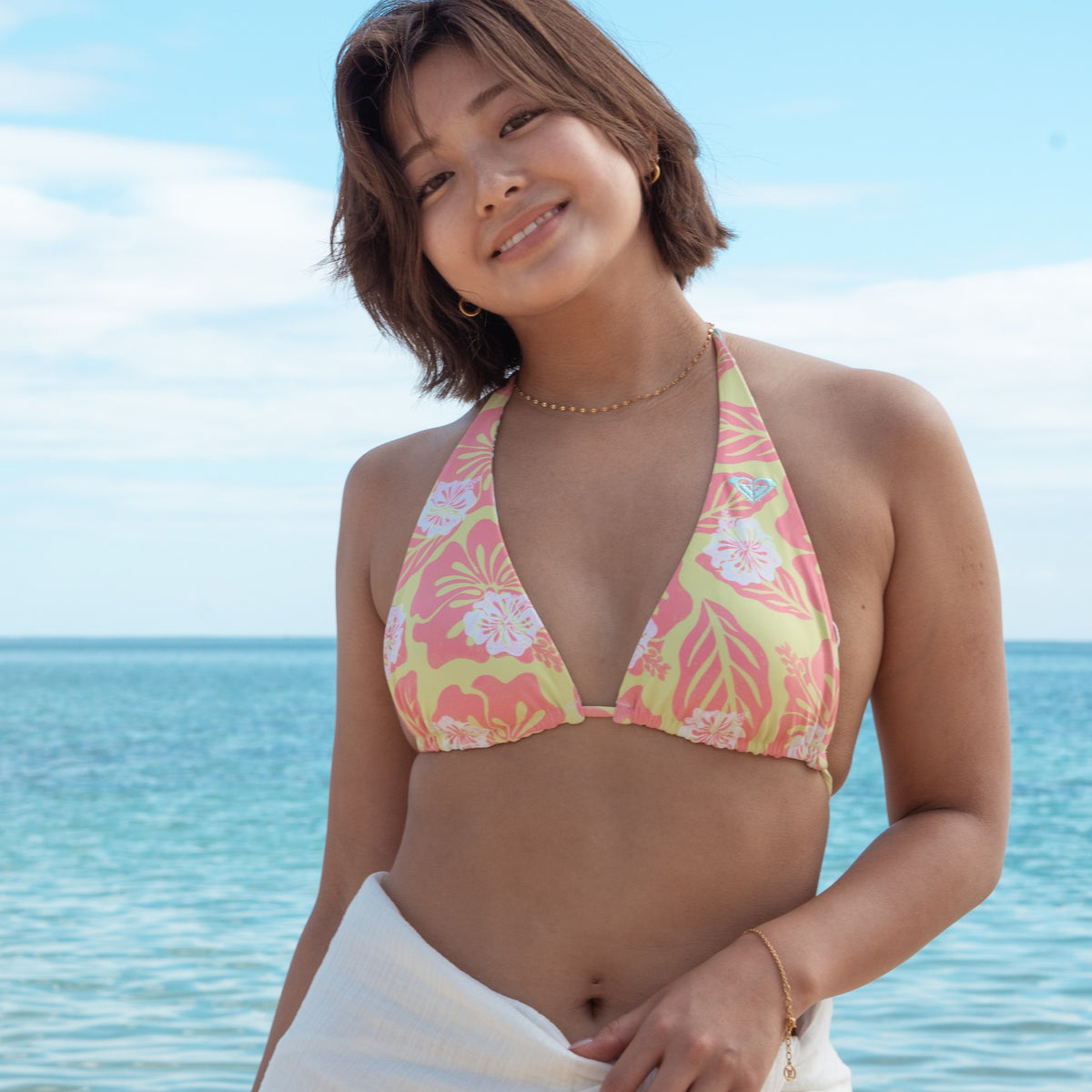   ビキニ セット ROXY HIBISCUS HYPE TIKI TRI REVO ビキニ セット 水着【2026年春夏