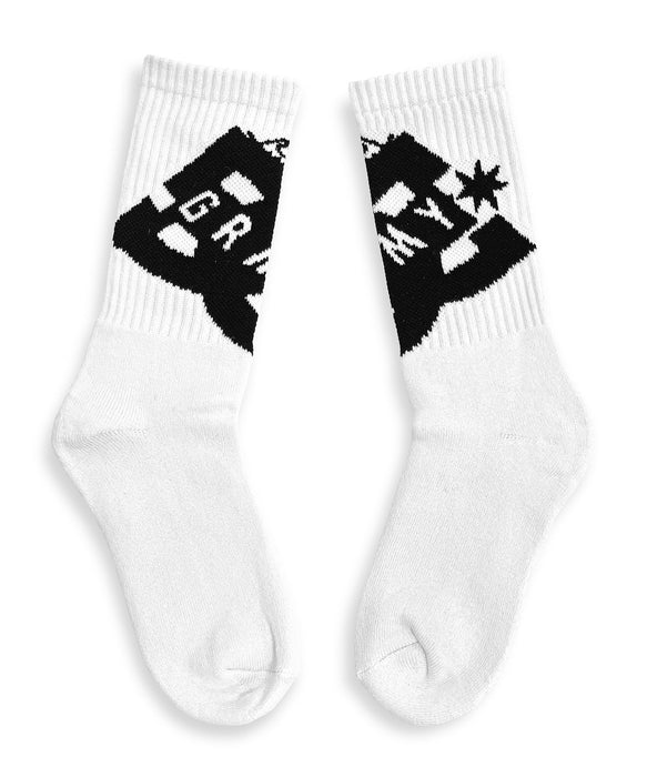 【オンラインストア限定】DC Shoes  THE SWARM DC SHOES X GRIMEY SOCKS ソックス 靴下 メンズ