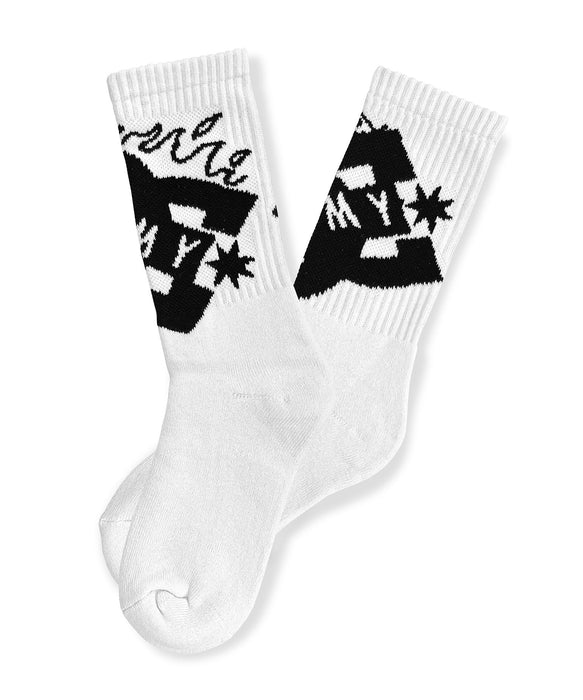 【オンラインストア限定】DC Shoes  THE SWARM DC SHOES X GRIMEY SOCKS ソックス 靴下 メンズ