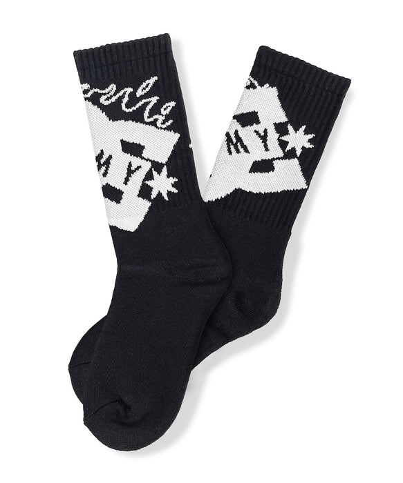 【オンラインストア限定】DC Shoes  THE SWARM DC SHOES X GRIMEY SOCKS ソックス 靴下 メンズ