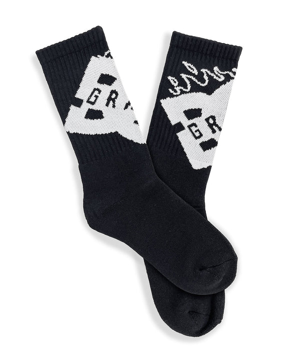 【オンラインストア限定】DC Shoes  THE SWARM DC SHOES X GRIMEY SOCKS ソックス 靴下 メンズ