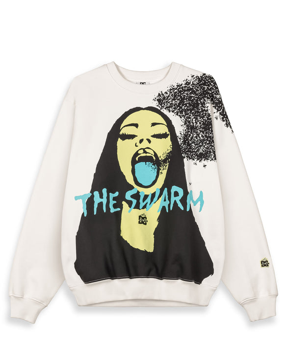 【OUTLET】【オンラインストア限定】DC Shoes  THE SWARM DC SHOES X GRIMEY RH VG CREW プルオーバー メンズ