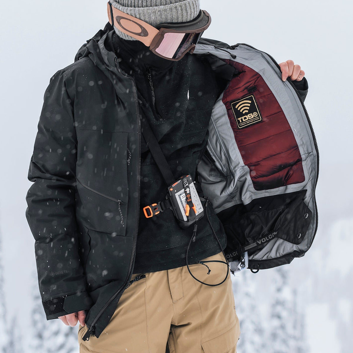 OUTLET】VOLCOM Womens Koa Tds Infrared Gore-Tex Jacket - Black