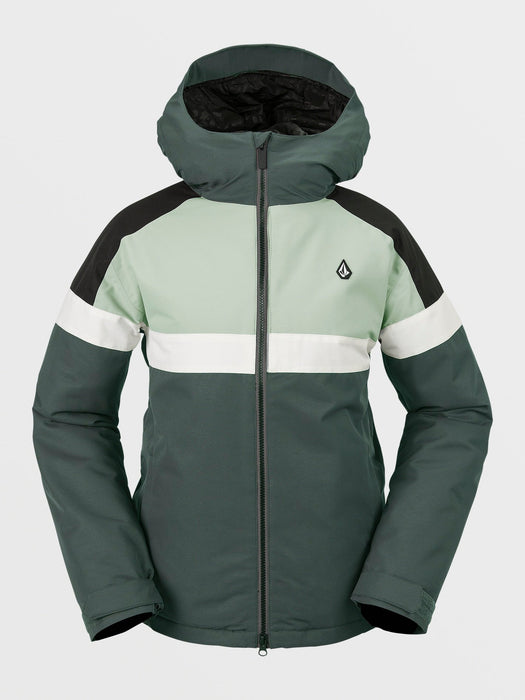 OUTLET】VOLCOM Womens Lindy Insulated Jacket - Eucalyptus
