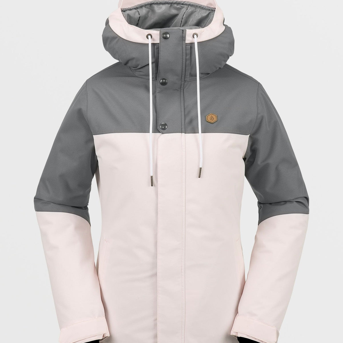 VOLCOM スノーボードジャケット M ピンク/グレー　おまけ付き VOLCOM スノーボードジャケット M ピンク/グレー おまけ付き VOLCOM