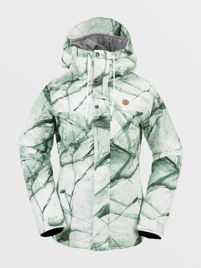 OUTLET】VOLCOM Womens Bolt Insulated Jacket - White Ice