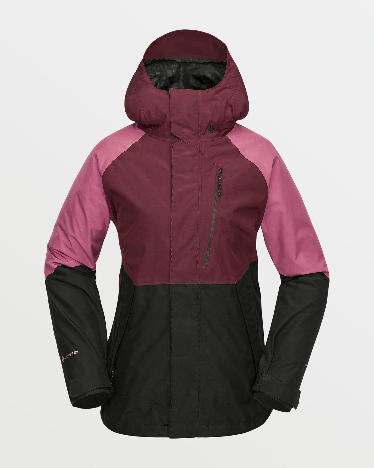OUTLET】VOLCOM Womens V.Co Aris Insulated Gore Jacket - Burgundy