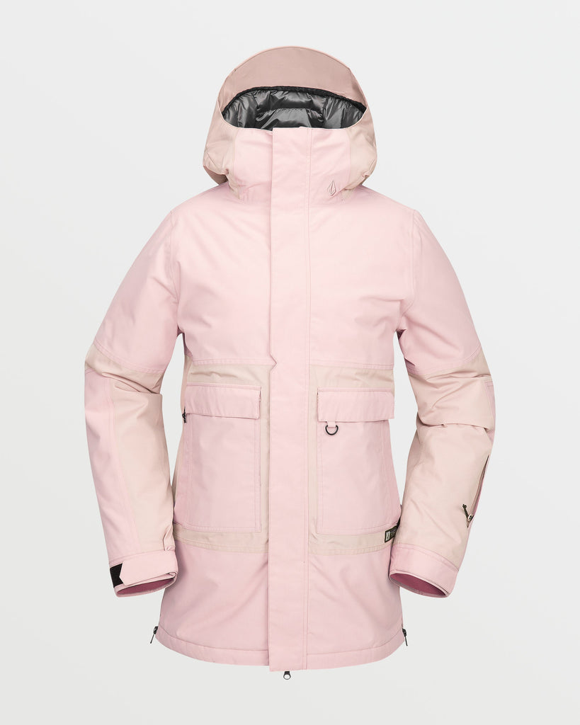 OUTLET】VOLCOM Womens Larx 2L Tds Infrared Parka - Adobe Rose