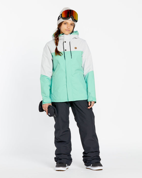 OUTLET FAMILY SALE】VOLCOM Womens Bolt Insulated Jacket - Wasabi