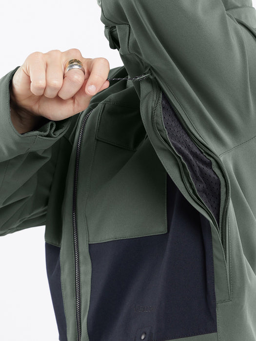 OUTLET】VOLCOM Womens Shiloh Snow Suit - Eucalyptus