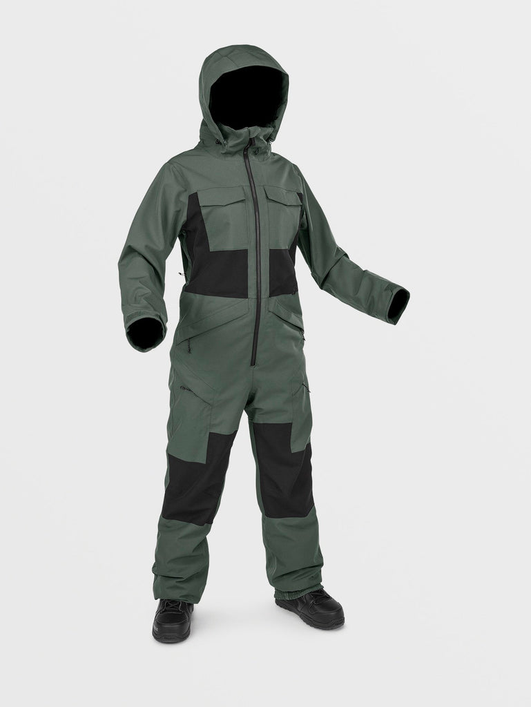 VOLCOM シェルスノースーツ オリーブグリーン VOLCOM Womens Shiloh Snow Suit - Ivy