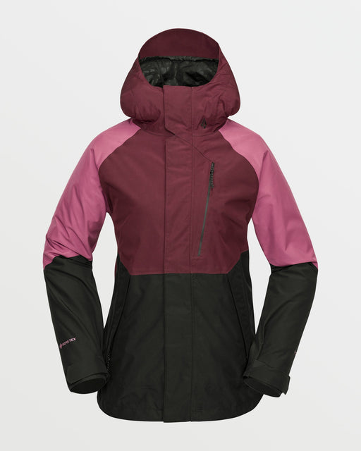 OUTLET】VOLCOM Womens V.Co Aris Gore-Tex Jacket - Burgundy @2buy