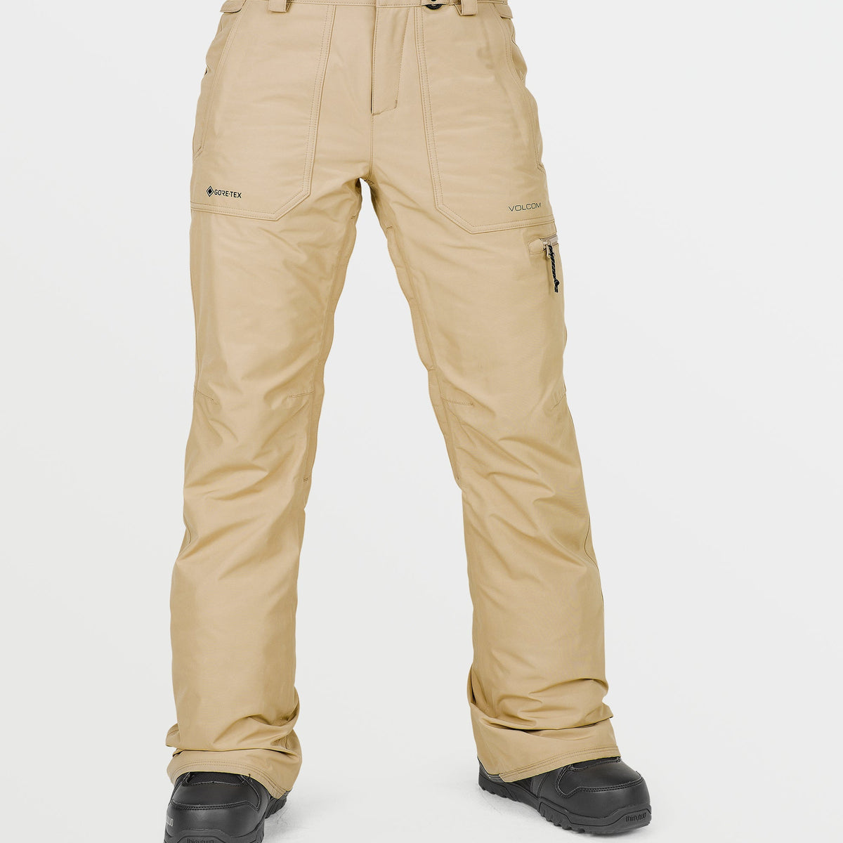 OUTLET】VOLCOM Womens Knox Insulated Gore-Tex Pants - Sand