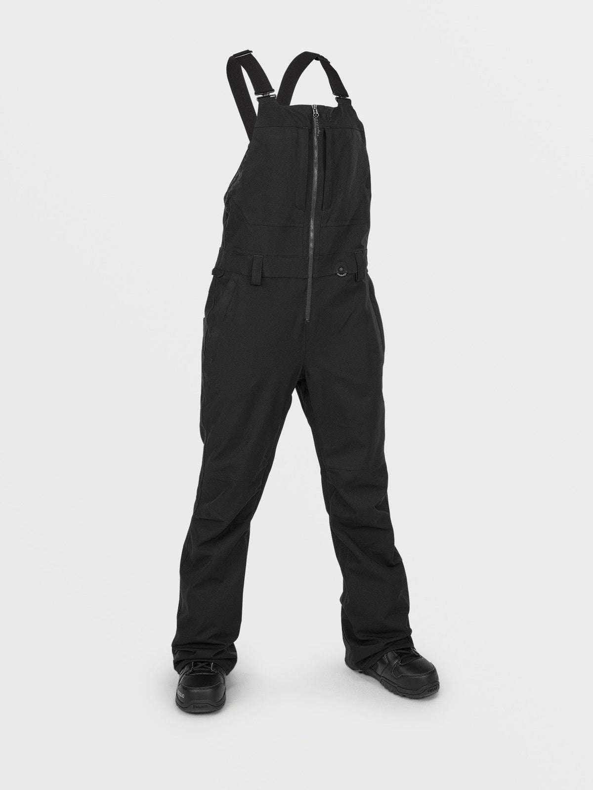 OUTLET】VOLCOM Womens Swift Bib Overalls - Black