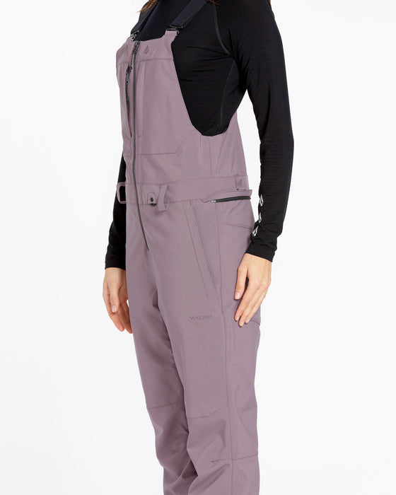 【OUTLET】VOLCOM Womens Swift Bib Overalls - Black