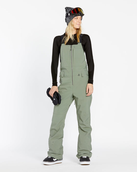 【OUTLET】VOLCOM Womens Swift Bib Overalls - Black