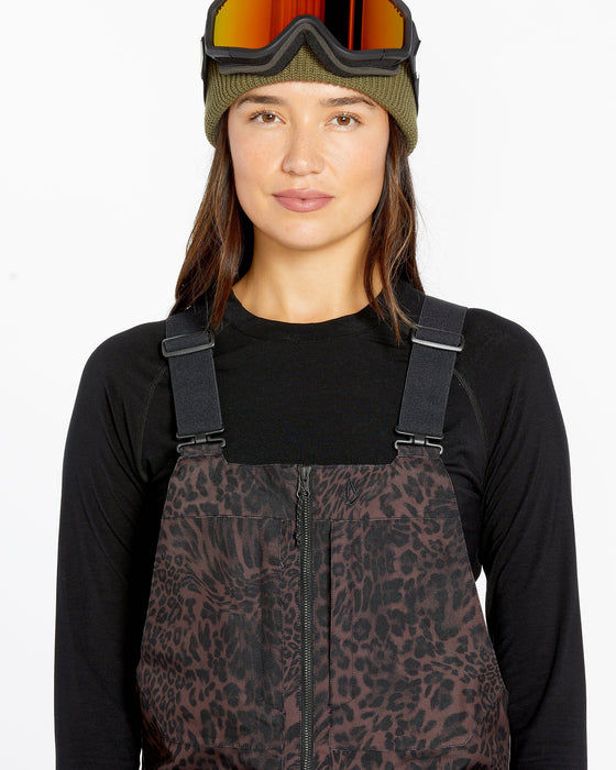 【OUTLET】VOLCOM Womens Swift Bib Overalls - Black