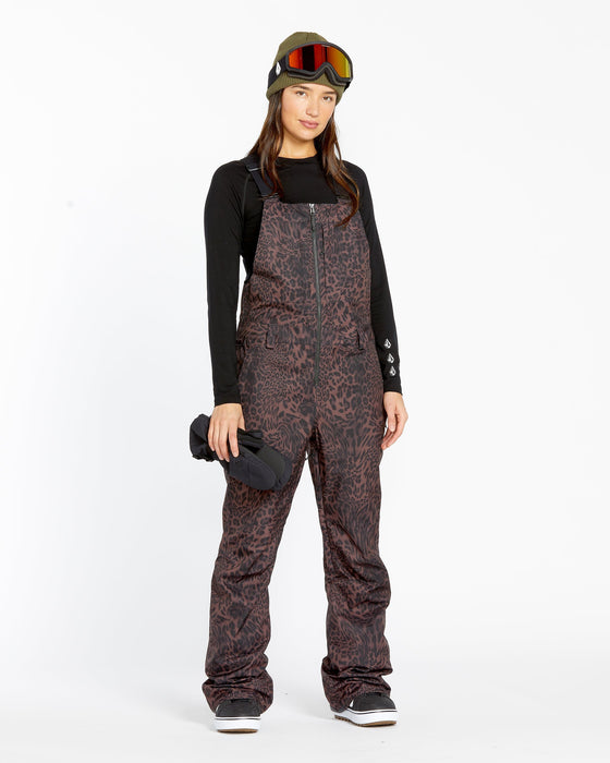 【OUTLET】VOLCOM Womens Swift Bib Overalls - Black