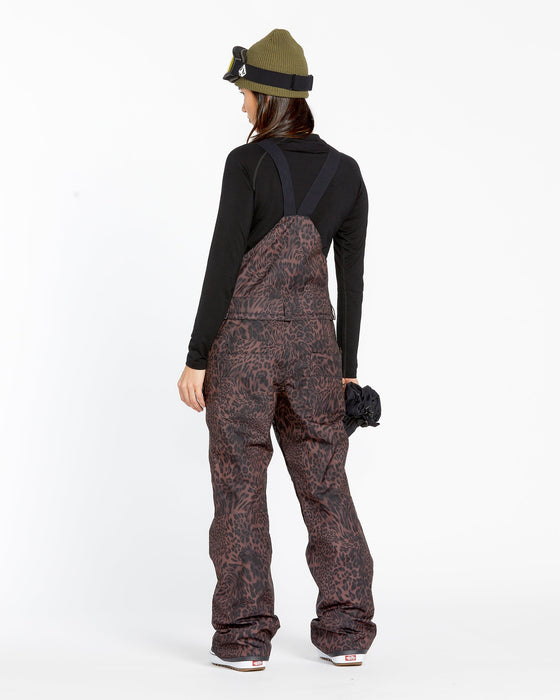 【OUTLET】VOLCOM Womens Swift Bib Overalls - Black