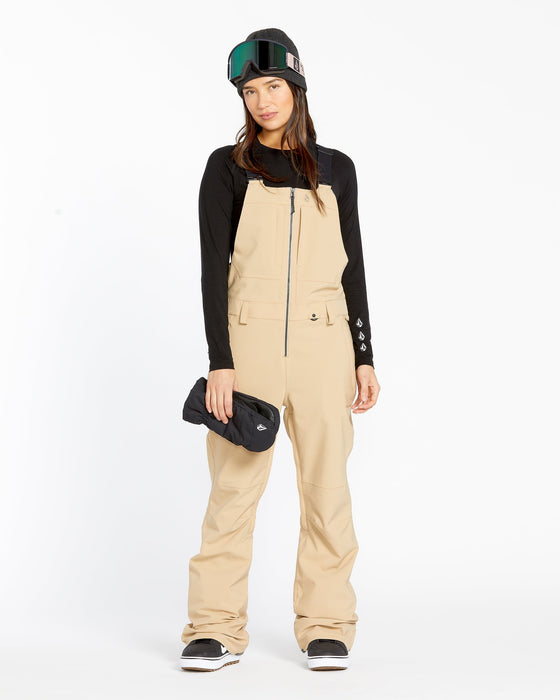 【OUTLET】VOLCOM Womens Swift Bib Overalls - Black