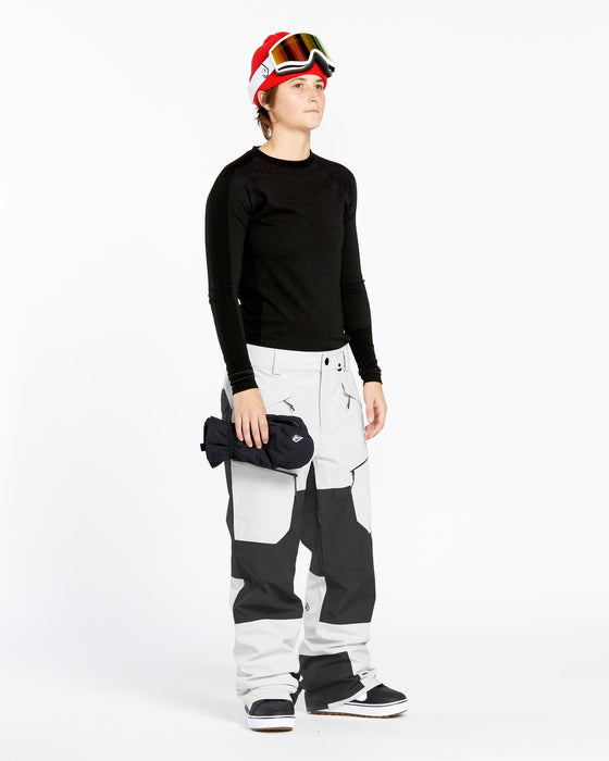 【OUTLET】VOLCOM Womens Stone Mica 20K Pants - Cloud Grey
