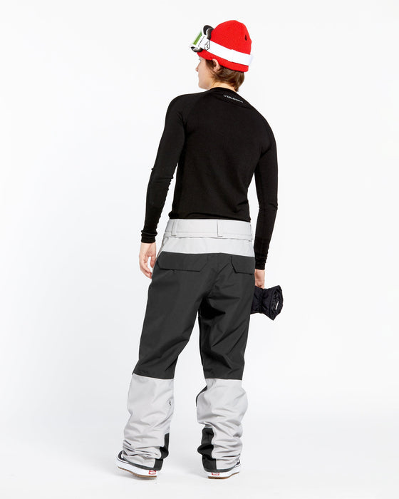 【OUTLET】VOLCOM Womens Stone Mica 20K Pants - Cloud Grey