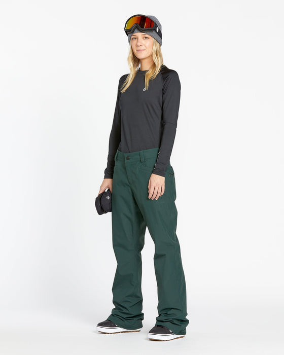 OUTLET FAMILY SALE】VOLCOM Womens Hallen Pants - Scarab
