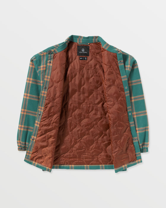 新品タグ付き【Volcom】スノージャケット FAUNA INS.JKT VOLCOM レディース INS RIDING FLANNEL JKT スノージャケット