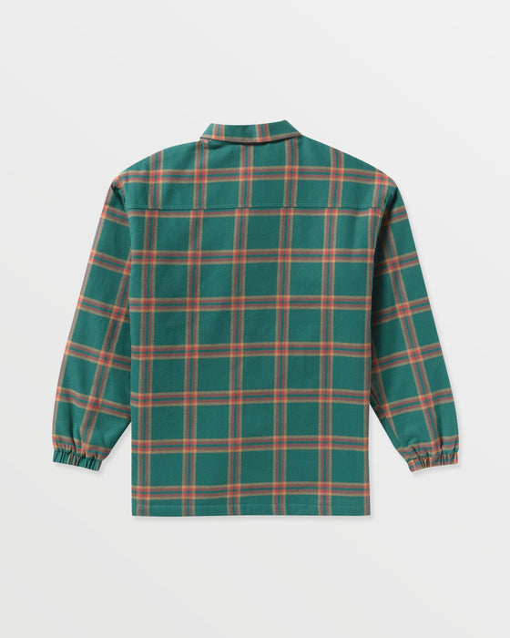 VOLCOM レディース INS RIDING FLANNEL JKT スノージャケット