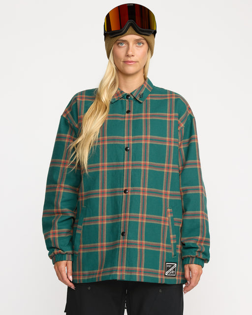 SALE】VOLCOM レディース INS RIDING FLANNEL JKT スノージャケット