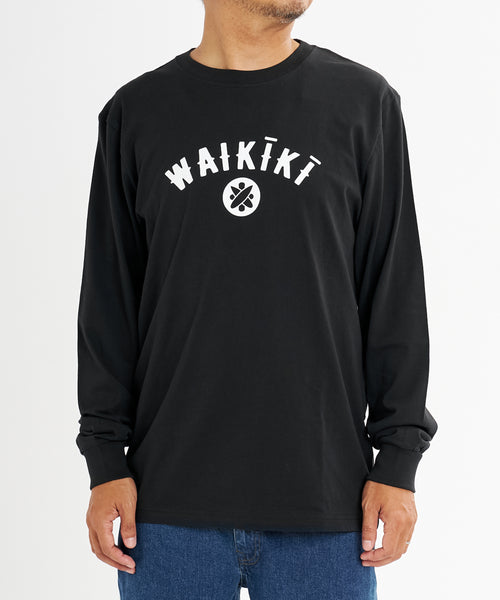 新品RAID JAPAN ロンT OFFICIAL LOGO ブラックXL 直営店限定】BOARDRIDERS メンズ HI BRD WAIKIKI LT HAWAII ロンT