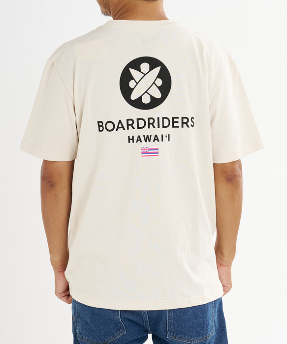 【直営店限定】BOARDRIDERS メンズ HI BRD FLAG ST HAWAII Tシャツ 【2026年夏モデル】