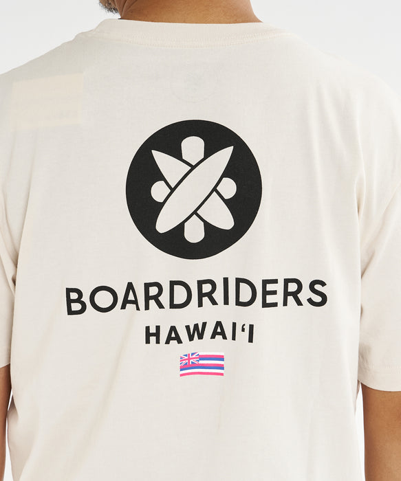 【直営店限定】BOARDRIDERS メンズ HI BRD FLAG ST HAWAII Tシャツ 【2026年夏モデル】