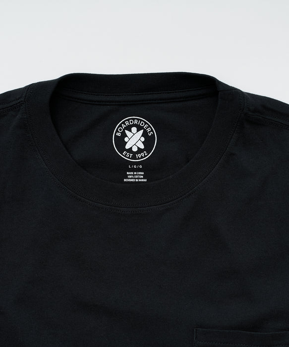 【直営店限定】BOARDRIDERS メンズ HI BRD FLAG ST PKT HAWAII Tシャツ 【2026年夏モデル】