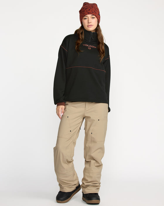 OUTLET】VOLCOM レディース HYDRO 1/4 ZIP プルオーバーフリース