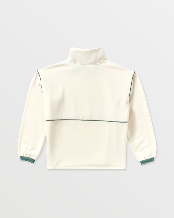 【OUTLET】VOLCOM レディース HYDRO 1/4 ZIP プルオーバーフリース