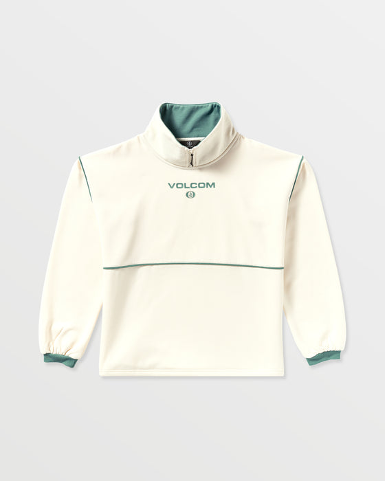 【OUTLET】VOLCOM レディース HYDRO 1/4 ZIP プルオーバーフリース