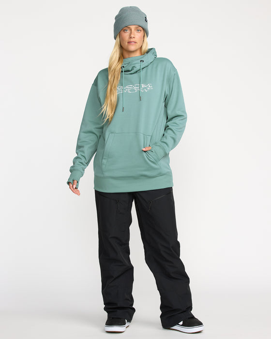 【OUTLET】VOLCOM レディース RIDING HYDRO P/O プルオーバーパーカー